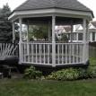 refinishing this gazibo and deck
